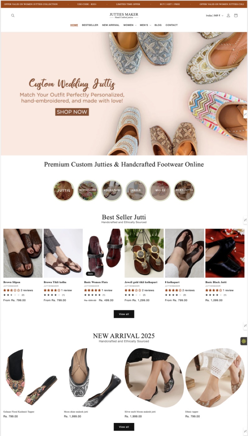 High-performing D2C Shopify build