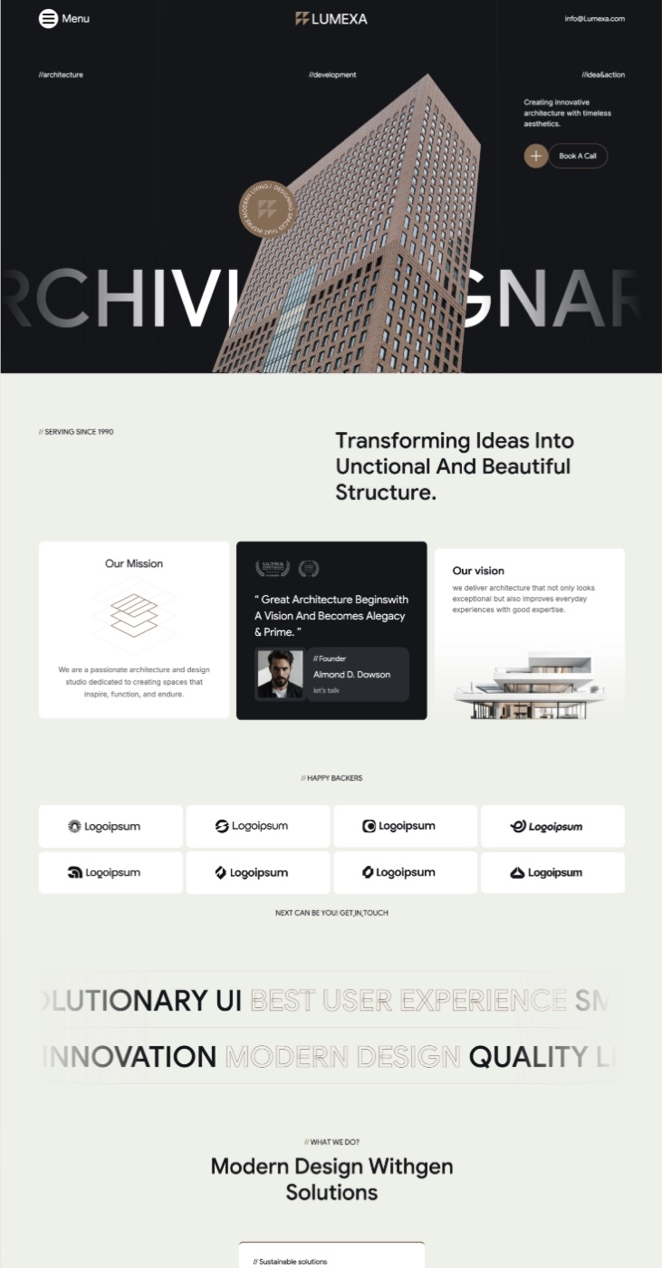 Wix site with a high-converting layout