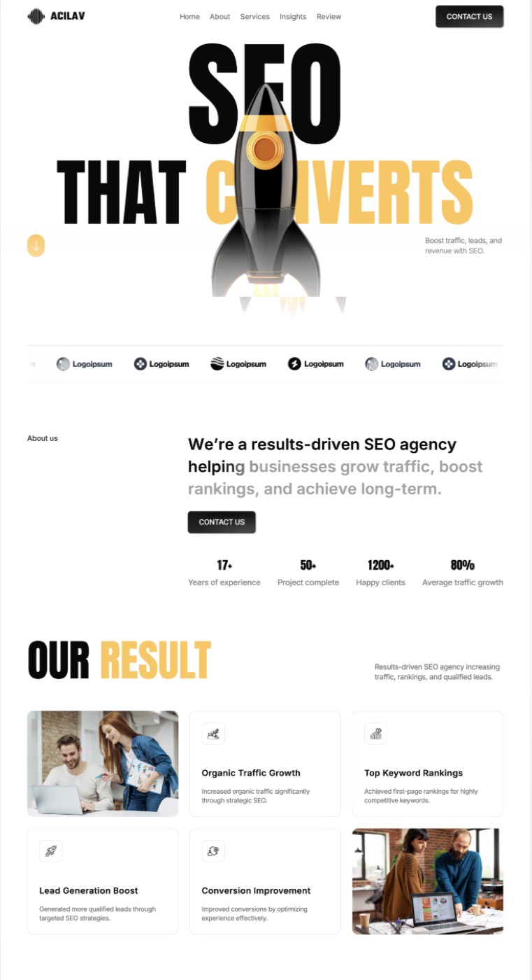 Modern redesign that lifts enquiries